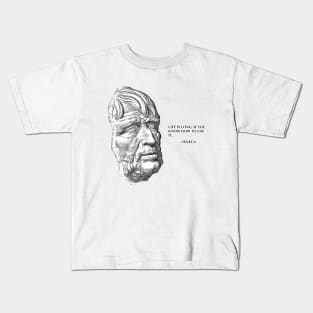 Seneca Quote III Kids T-Shirt